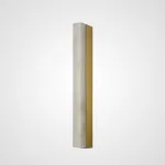 Настенный светильник прямоугольной формы из мрамора Marble LUX WALL H100