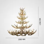 Подвесная люстра Roffi Wood D150