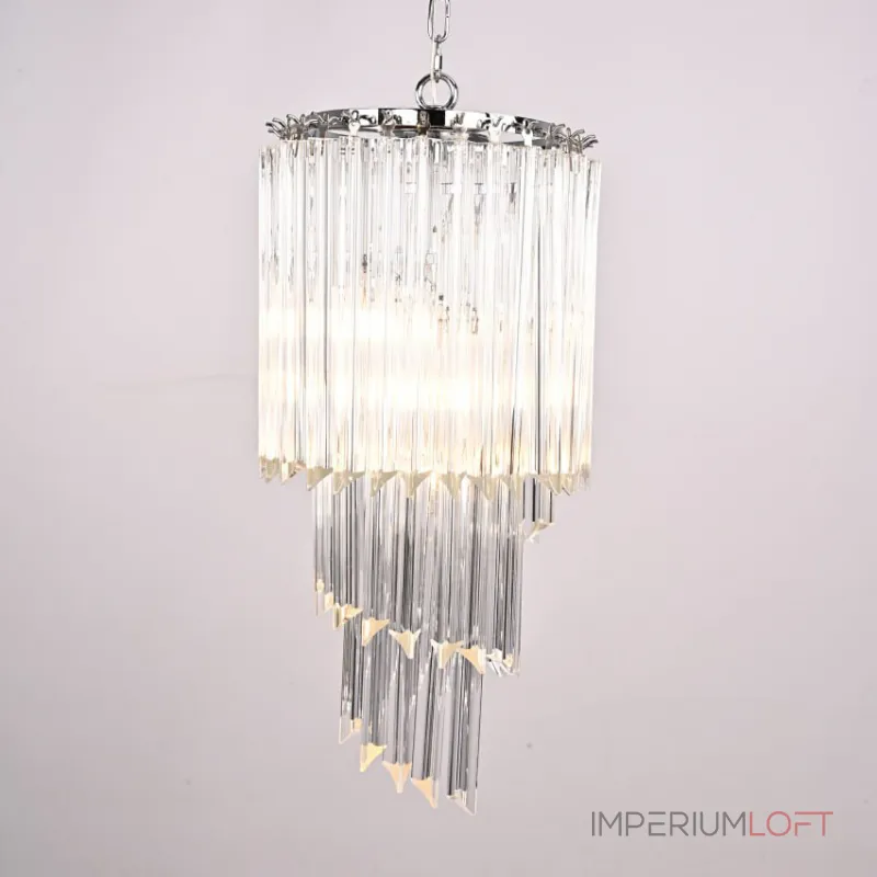 Подвесная люстра Odeon Chandelier Glass Clear
