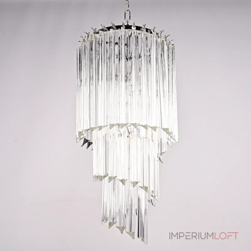 Подвесная люстра Odeon Chandelier Glass Clear