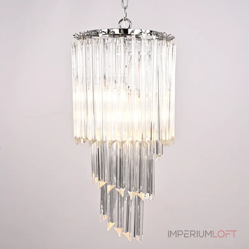 Подвесная люстра Odeon Chandelier Glass Clear