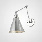 Бра 20th c Library Single Sconce Silver II от ImperiumLoft
