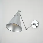 Бра 20th c Library Single Sconce Silver II от ImperiumLoft
