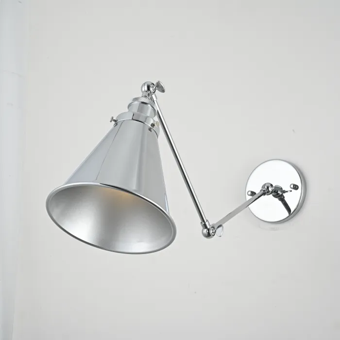Бра 20th c Library Single Sconce Silver II от ImperiumLoft