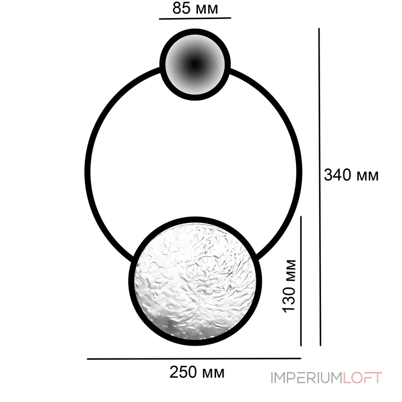 Настенный светильник SHIELD B от ImperiumLoft Настенный светильник SHIELD B от ImperiumLoft