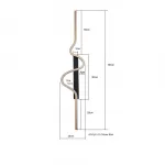 Бра Kink Light Скади 08418A-80R,19-33(3000K)