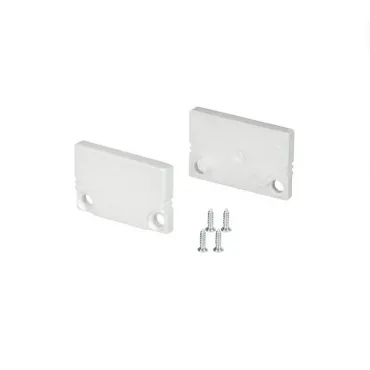 Заглушки LS1613-W-ECS для профиля LS.1613-W (комплект 2 шт)