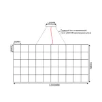 Подвесная люстра Quasar Cosmos Square LED pendant light 200/100/100