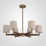 Люстра Jorgenson D85 Beige/Dark wood от ImperiumLoft