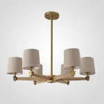 Люстра Jorgenson D85 Beige/Light wood от ImperiumLoft