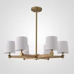 Люстра Jorgenson D85 White/Light wood от ImperiumLoft