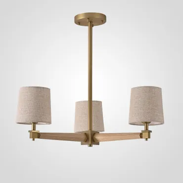 Люстра Jorgenson D70 Beige/Light wood