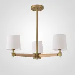 Люстра Jorgenson D70 White/Light wood от ImperiumLoft