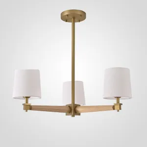 Люстра на штанге Jorgenson D70 White/Light wood