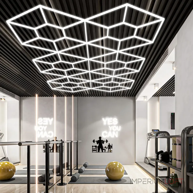 Профильный составной сотовый светодиодный светильник SOTO ZT6102 589W 6500К L107 Профильный составной сотовый светодиодный светильник SOTO ZT6102 589W 6500К L107