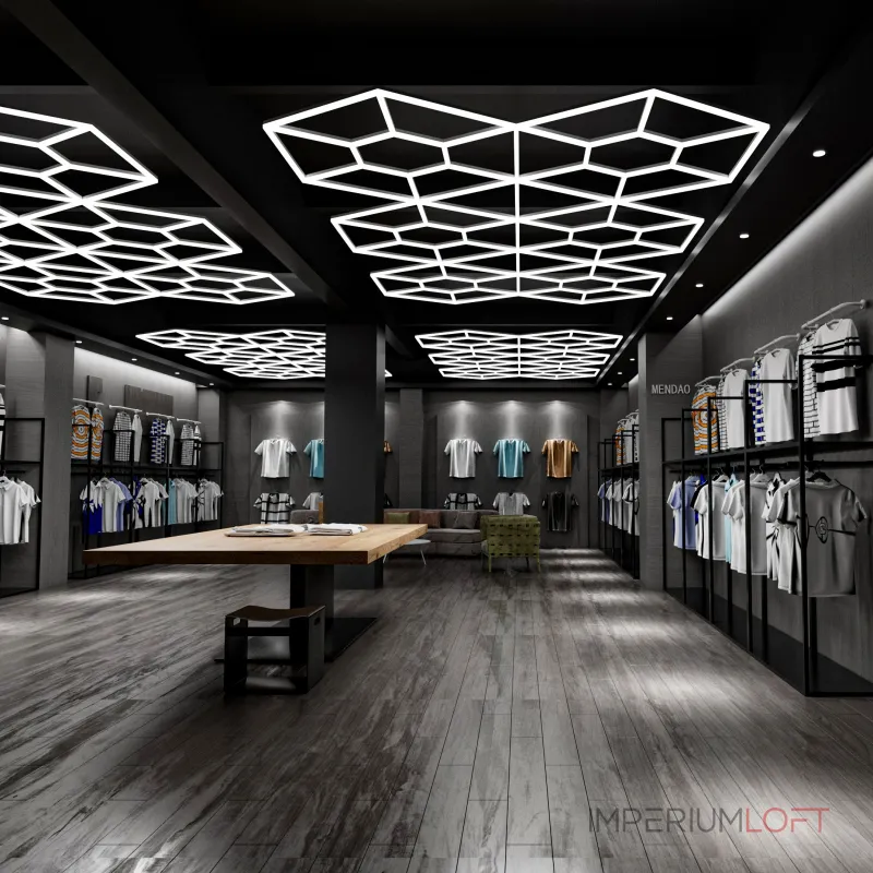 Профильный составной сотовый светодиодный светильник SOTO ZT6102 589W 6500К L107 Профильный составной сотовый светодиодный светильник SOTO ZT6102 589W 6500К L107