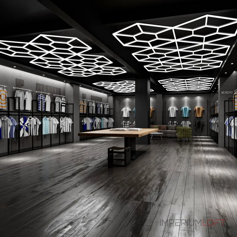 Профильный составной сотовый светодиодный светильник SOTO ZT6102 589W 6500К L107 Профильный составной сотовый светодиодный светильник SOTO ZT6102 589W 6500К L107