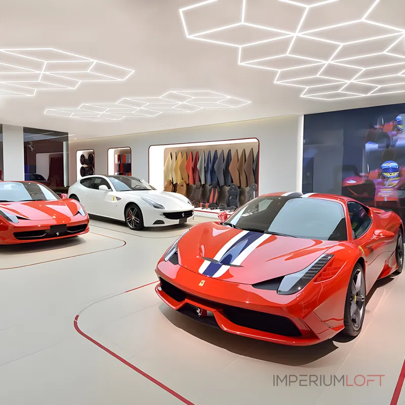 Профильный составной сотовый светодиодный светильник SOTO ZT6104 430W 6500К L50 Профильный составной сотовый светодиодный светильник SOTO ZT6104 430W 6500К L50