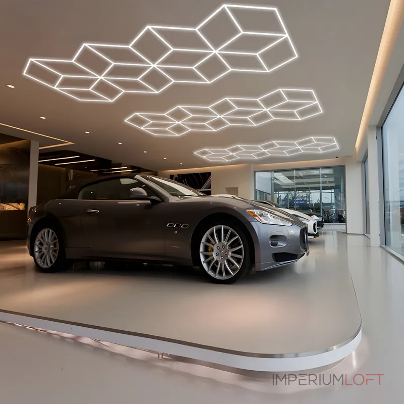 Профильный составной сотовый светодиодный светильник SOTO ZT6104 430W 6500К L50 Профильный составной сотовый светодиодный светильник SOTO ZT6104 430W 6500К L50