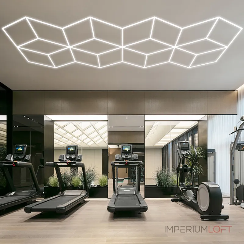 Профильный составной сотовый светодиодный светильник SOTO ZT6104 430W 6500К L50 Профильный составной сотовый светодиодный светильник SOTO ZT6104 430W 6500К L50