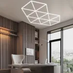 Профильный составной сотовый светодиодный светильник SOTO ZT6105 223.6W 6500К L26 от ImperiumLoft