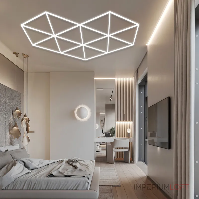 Профильный составной сотовый светодиодный светильник SOTO ZT6105 223.6W 6500К L26 Профильный составной сотовый светодиодный светильник SOTO ZT6105 223.6W 6500К L26