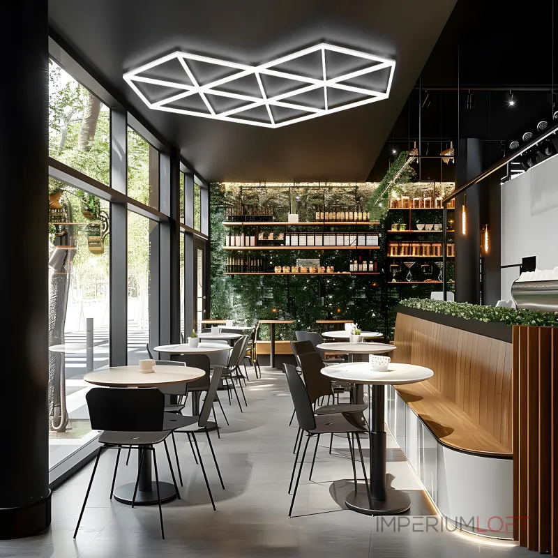 Профильный составной сотовый светодиодный светильник SOTO ZT6105 223.6W 6500К L26 Профильный составной сотовый светодиодный светильник SOTO ZT6105 223.6W 6500К L26