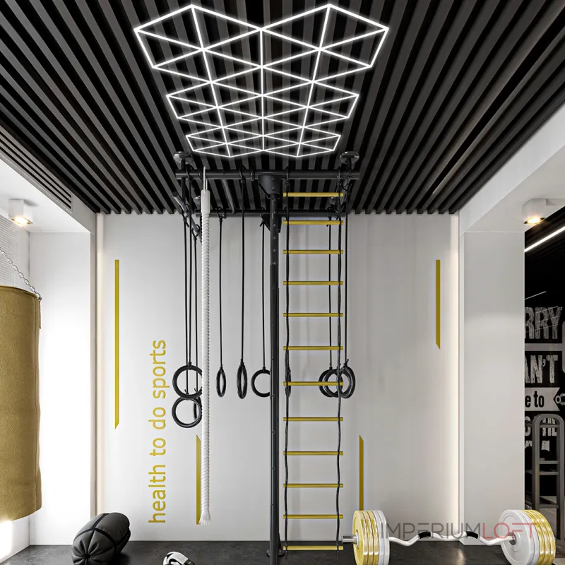 Профильный составной сотовый светодиодный светильник SOTO ZT6106 610W 6500К L71 Профильный составной сотовый светодиодный светильник SOTO ZT6106 610W 6500К L71