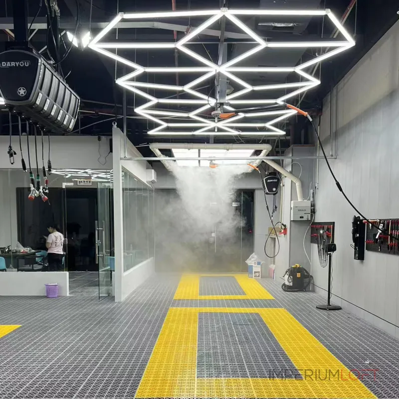 Профильный составной сотовый светодиодный светильник SOTO ZT6109 387W 6500К L45