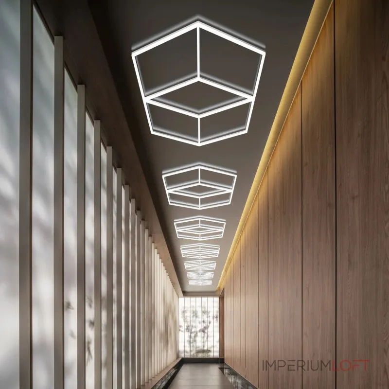 Профильный составной сотовый светодиодный светильник SOTO ZT6112 120W 6500К L14 Профильный составной сотовый светодиодный светильник SOTO ZT6112 120W 6500К L14