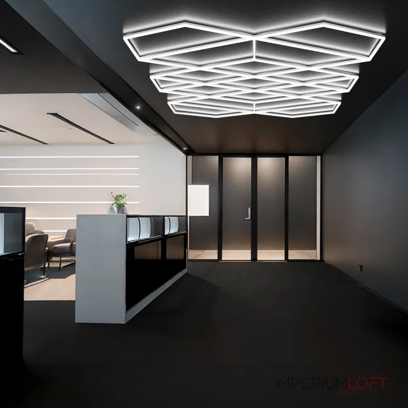 Профильный составной сотовый светодиодный светильник SOTO ZT6114 412W 6500К L48 Профильный составной сотовый светодиодный светильник SOTO ZT6114 412W 6500К L48