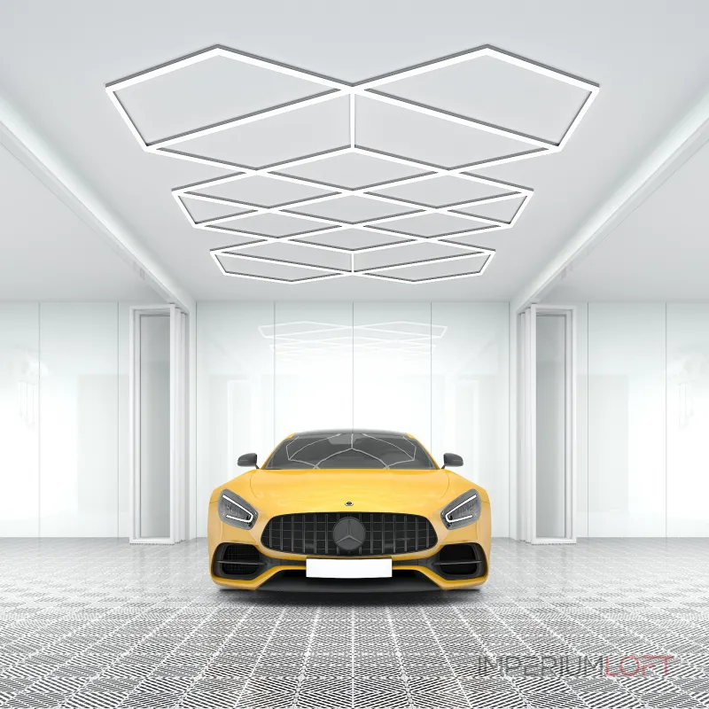 Профильный составной сотовый светодиодный светильник SOTO ZT6114 412W 6500К L48 Профильный составной сотовый светодиодный светильник SOTO ZT6114 412W 6500К L48