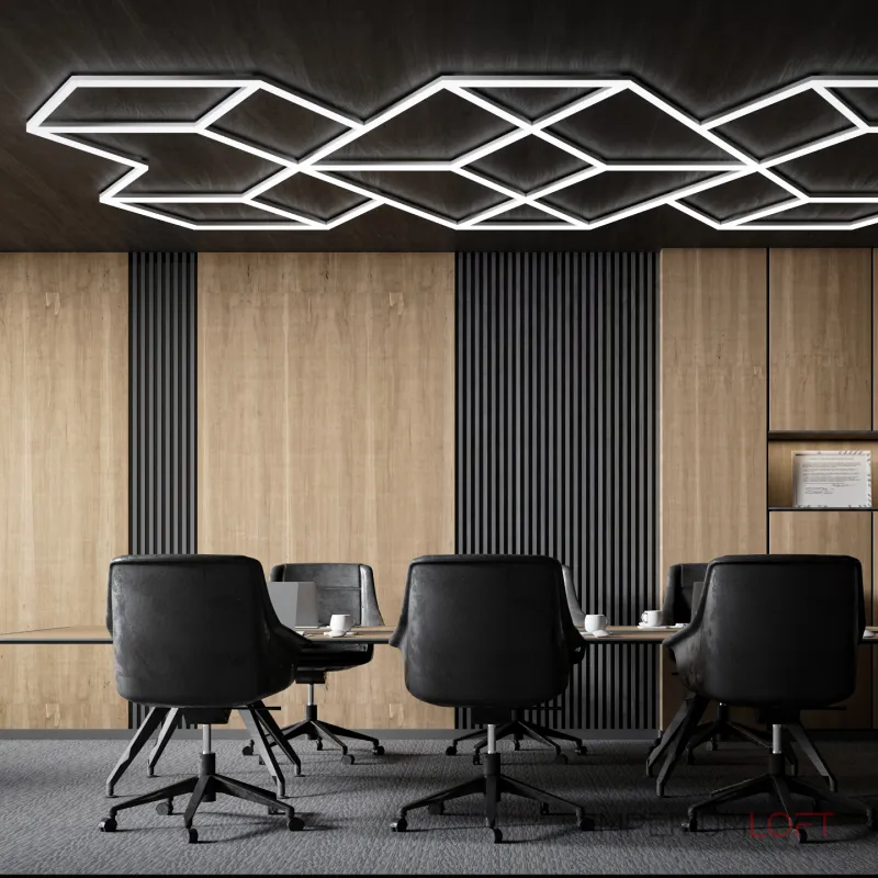 Профильный составной сотовый светодиодный светильник SOTO ZT6115 412W 6500К L48 Профильный составной сотовый светодиодный светильник SOTO ZT6115 412W 6500К L48