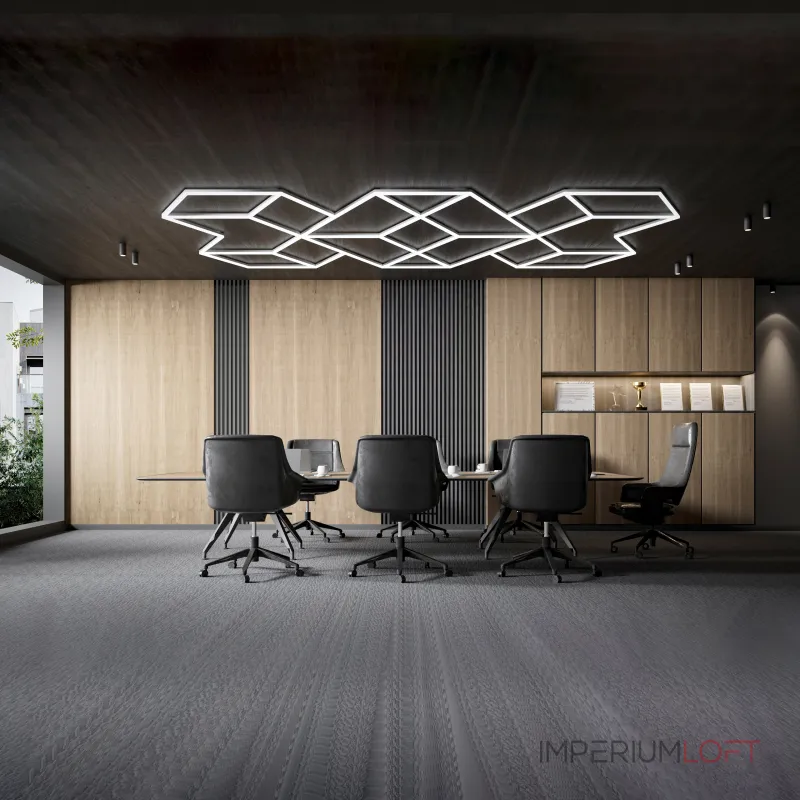 Профильный составной сотовый светодиодный светильник SOTO ZT6115 412W 6500К L48 Профильный составной сотовый светодиодный светильник SOTO ZT6115 412W 6500К L48