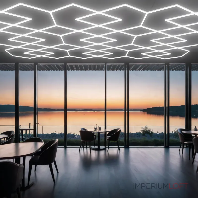 Профильный составной сотовый светодиодный светильник SOTO ZT6116 361W 6500К L42 Профильный составной сотовый светодиодный светильник SOTO ZT6116 361W 6500К L42