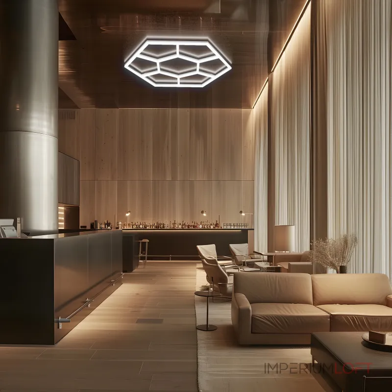 Профильный составной сотовый светодиодный светильник SOTO ZT6130 72W 6500К L24 Профильный составной сотовый светодиодный светильник SOTO ZT6130 72W 6500К L24