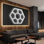 Профильный составной сотовый светодиодный светильник SOTO ZT6130 72W 6500К L24 от ImperiumLoft
