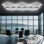 Профильный составной сотовый светодиодный светильник SOTO ZT6135 395W 6500К L79 от ImperiumLoft