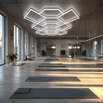Профильный составной сотовый светодиодный светильник SOTO ZT6136 335W 6500К L67 от ImperiumLoft