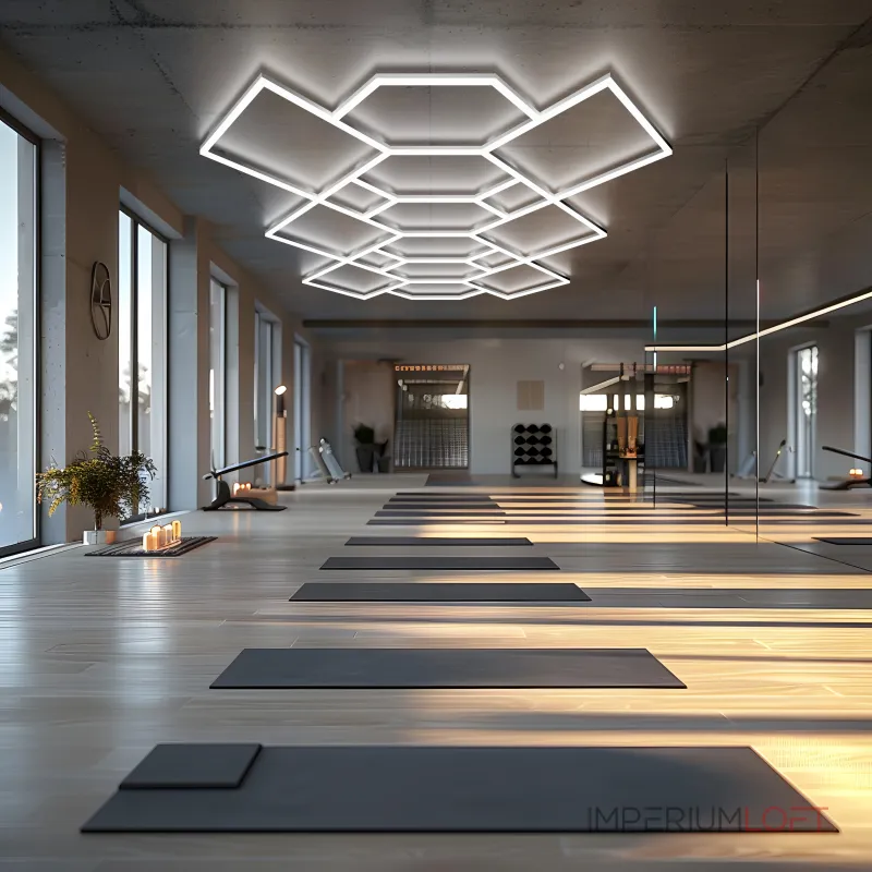 Профильный составной сотовый светодиодный светильник SOTO ZT6136 335W 6500К L67 Профильный составной сотовый светодиодный светильник SOTO ZT6136 335W 6500К L67