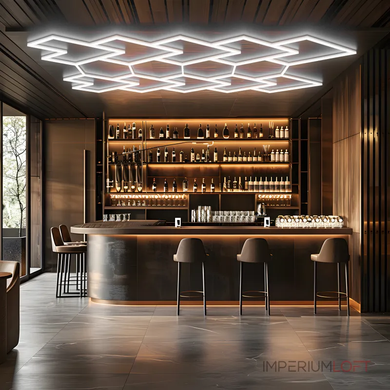 Профильный составной сотовый светодиодный светильник SOTO ZT6137 345W 6500К L69 Профильный составной сотовый светодиодный светильник SOTO ZT6137 345W 6500К L69