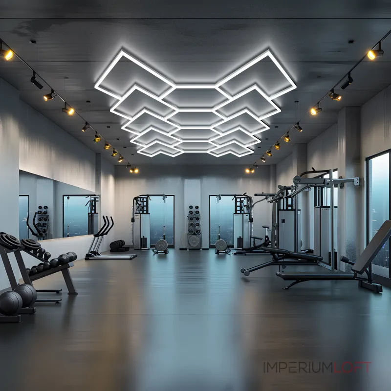 Профильный составной сотовый светодиодный светильник SOTO ZT6137 345W 6500К L69 Профильный составной сотовый светодиодный светильник SOTO ZT6137 345W 6500К L69