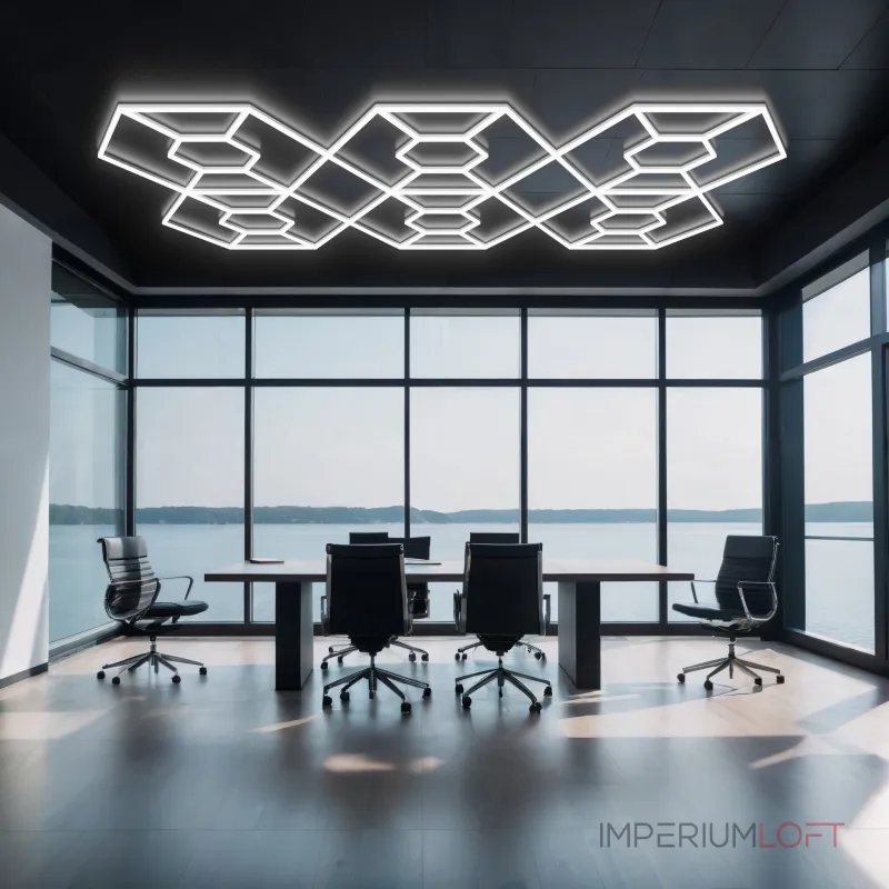 Профильный составной сотовый светодиодный светильник SOTO ZT6138 512W 6500К L93 Профильный составной сотовый светодиодный светильник SOTO ZT6138 512W 6500К L93