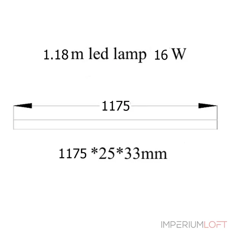 Светодиодный потолочный светильник SOTO 16W 6500K L117.5 Светодиодный потолочный светильник SOTO 16W 6500K L117.5