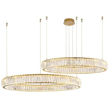 Потолочная чаша Newport CRYSTAL 8240 D20 2 горизон.кольца gold