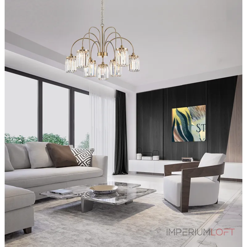 Люстра Newport RENATA 4506+3/C gold new Люстра Newport RENATA 4506+3/C gold new