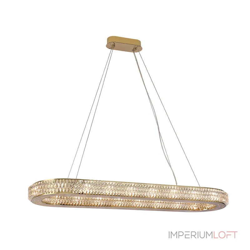 Люстра Newport MELODY 8560/100 C oval gold polished