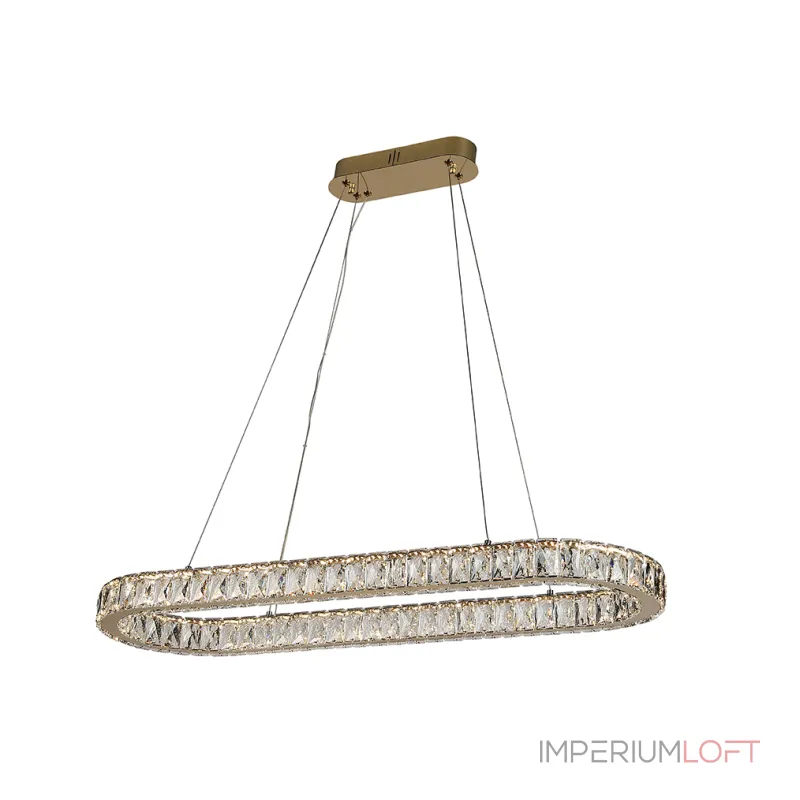 Люстра Newport KRISTA 8580/90 C oval gold Люстра Newport KRISTA 8580/90 C oval gold