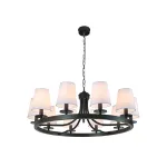 Подвесная люстра Newport ДАМИАНА 35510/C black, gold