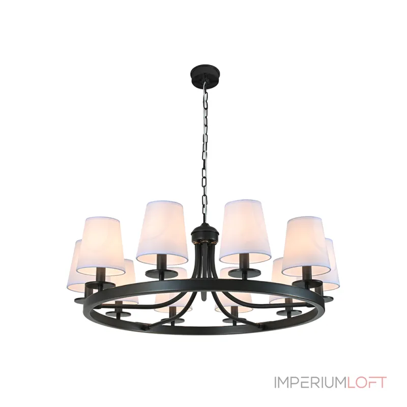Подвесная люстра Newport ДАМИАНА 35510/C black, gold